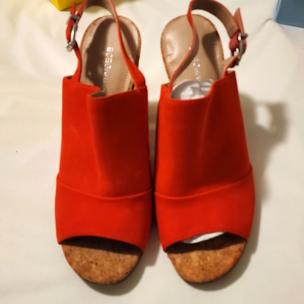 BCBG Chunky Cork Heel